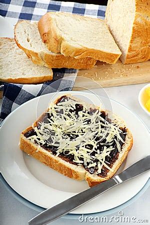 Vegemite And Cheese Sandwich Stock Photos - Image: 19215273