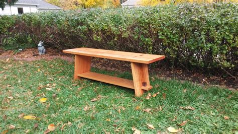 Handmade Cherry Slab Bench by Kinderling Wood | CustomMade.com