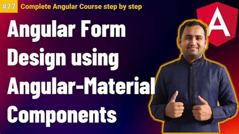 Form Design using Angular Material | Angular Material Forms | Complete ...