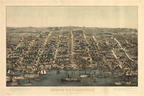 Historic Map - Alexandria, VA - 1863 | World Maps Online