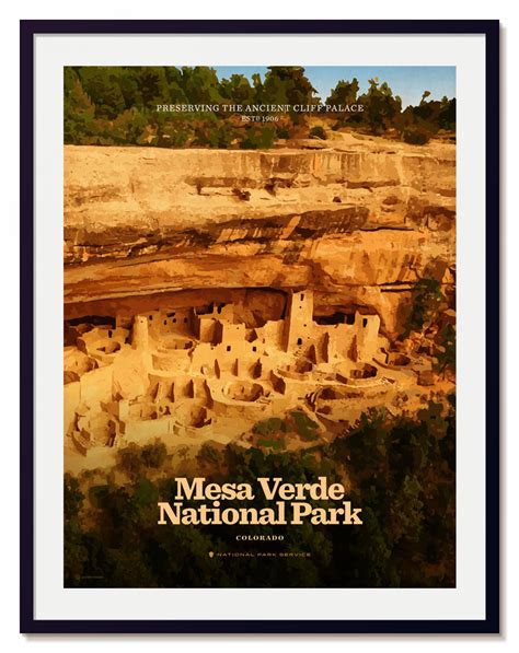 Mesa Verde National Park Poster | US National Parks Posters