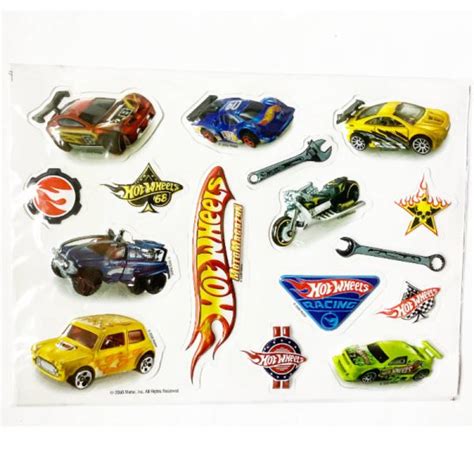 Hot Wheels | Sticker Sheet with Head Fleet Mini | minimodelle24.de