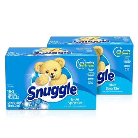 Snuggle Fabric Softener Dryer Sheets, Blue Sparkle, 320 Count - Walmart.com - Walmart.com