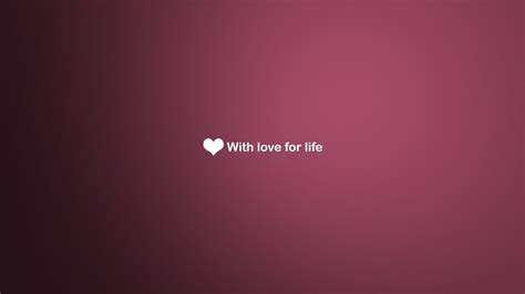 Love Life - Wallpaper, High Definition, High Quality, Widescreen