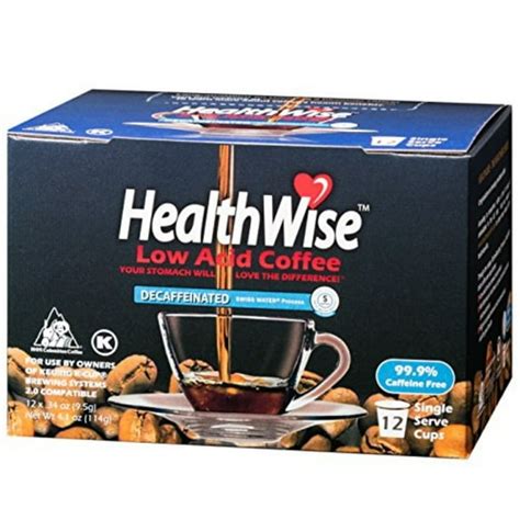 Healthwise Decaf Low Acid K-Cup Coffee Pods, 72 Count - Walmart.com ...