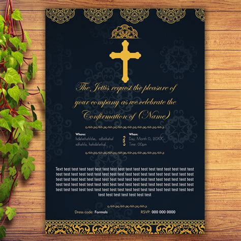 Christian Invitation Card | Wedding Invitation | Family Invitation Template for Free Download on ...