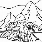 Printable Machu Picchu coloring Page  Download Print Or Color Online sketch template