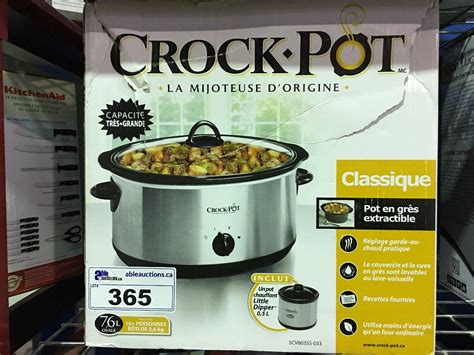 CROCK POT 8 QUART ORIGINAL SLOW COOKER - Able Auctions