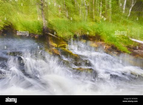 River Kuerjoki, Kolari, Lapland, Finland Stock Photo - Alamy