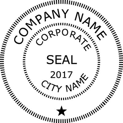 Download Company Seal – Digital Company Round Stamps Seals