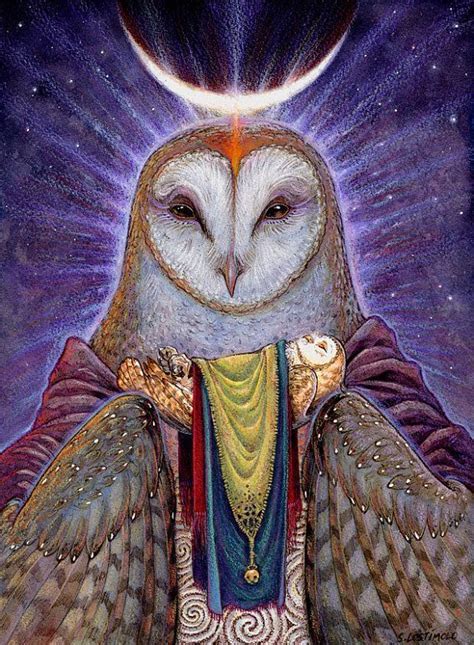 shaman magick | Homecoming - Barn Owl Celtic Shaman Art Print 11x17 ...