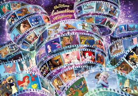 Tenyo Walt Disney Animation History Jigsaw Puzzle (1000 Piece) – TopToy