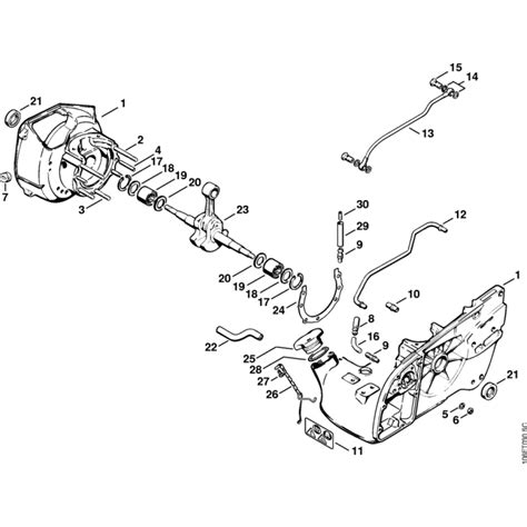 Crankcase Assembly for Stihl 070 Gasoline Chainsaws | L&S Engineers