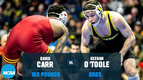 Keegan O'Toole vs. David Carr - 2023 NCAA Wrestling Championship (165 ...