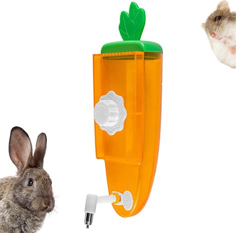 Linkidea Rabbit Water Bottle, 16 Oz Hanging Automatic Water Dispenser ...