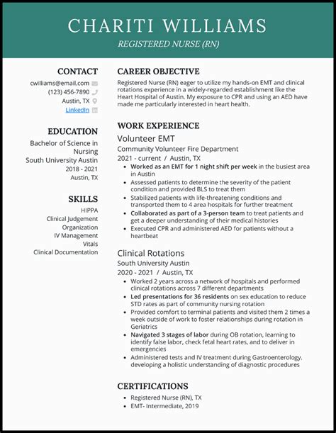 9 Nursing Student Resume Examples That Work in 2025