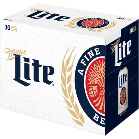 Miller Lite Beer, 30 cans / 12 fl oz - QFC