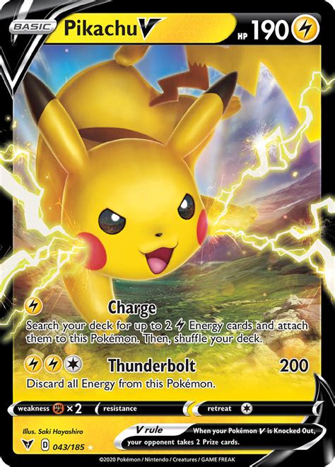 Pikachu V · Vivid Voltage (VIV) #043 ‹ PkmnCards