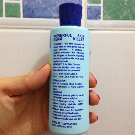 Live, Laugh, Love with Gladz: Powerful Skin Germ Killer: Betadine Antiseptic Skin Cleanser Review