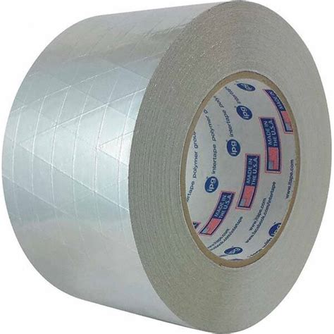 Intertape - Silver Aluminum Foil Tape: 2-61/64" Wide, 6.5 mil Thick | MSC Direct