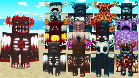 The Blood Warden Vs All Warden Plus (Anniversary Edition) / Minecraft Mob Battle - YouTube