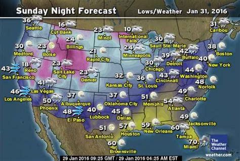 Weather Map Of Us - WorldMap US