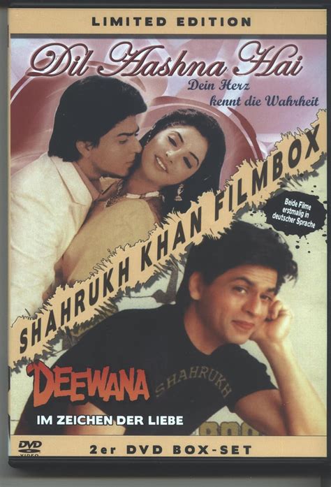 Shahrukh Khan Filmbox - Dil Aashna Hai / Deewana: Amazon.de: Elektronik & Foto