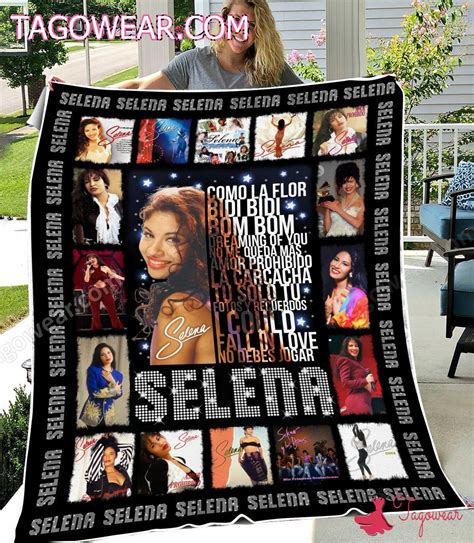 Selena Como La Flor Blanket - Tagowear