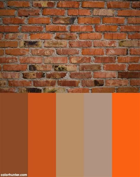 Old Brick Wall Color Scheme | Old brick wall, Wall color, Wall color ...