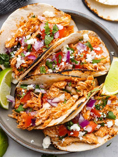 Shredded Chicken Tacos - Yummy Recipe