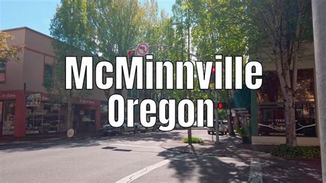 Downtown McMinnville, Oregon 2020 4K Walking Tour | Portland travel, Mcminnville oregon, Oregon