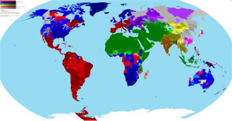 Incredibly Detailed Map Of The World’s Religions – Brilliant Maps