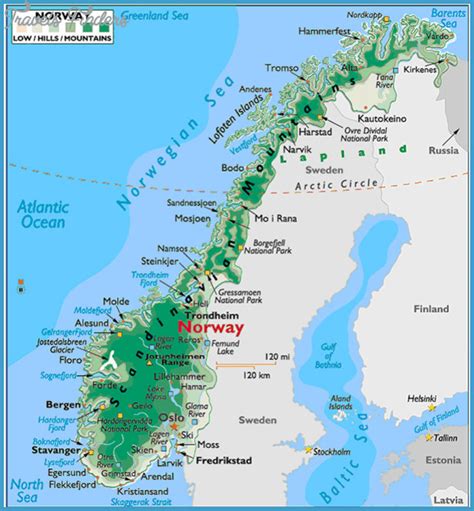 Geirangerfjord Norway Map - TravelsFinders.Com