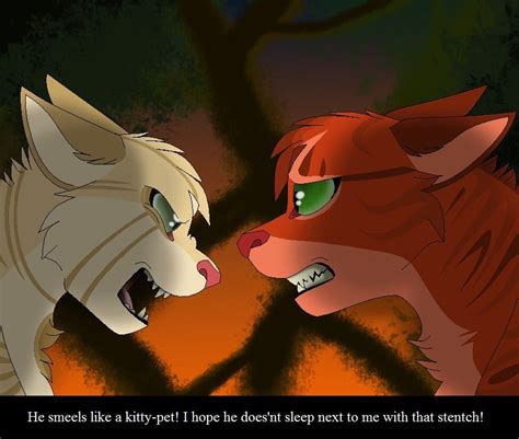 Sandpaw and Firepaw- Love at first sight! Lol | Warrior cats