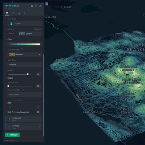 Kepler.gl embedded map