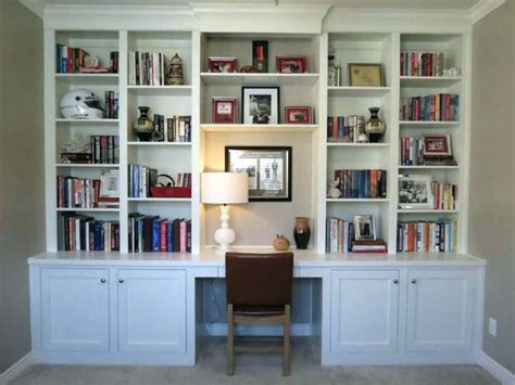 Image result for desk wall unit | Wall bookshelves, Desk wall unit, Bookcase wall