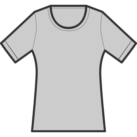 T-shirt in slim shape | Free SVG