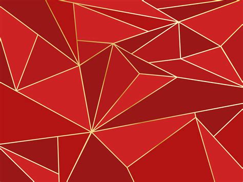 Red And Gold Geometric Wallpapers - Wallpaper Cave