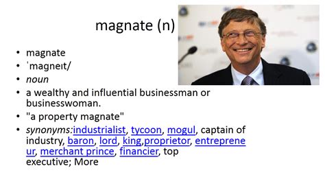 magnate meaning | Vocabulary cards, Vocabulary flash cards, English vocabulary