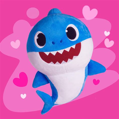 Peluche musicale Baby Shark Bleu - Nos Amis les Peluches