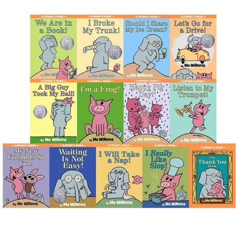 Mo Willems ELEPHANT & PIGGIE Collection Set of Hardcover Books 13-25 by Willems, Mo: New ...