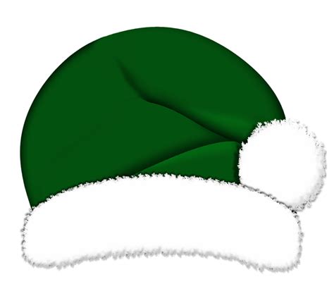 Green santa hat png free png images download