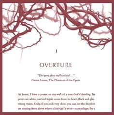 #RoseBlood chapter headings. Who knew brambly, winding thorns could be so lovely?