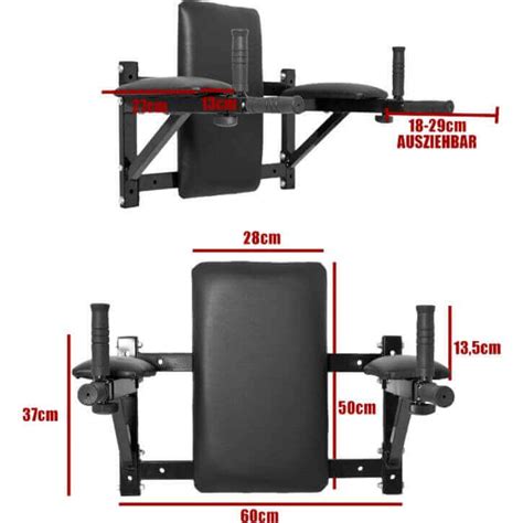 Wall-Mounted Dip Station | Gorilla Sports UK