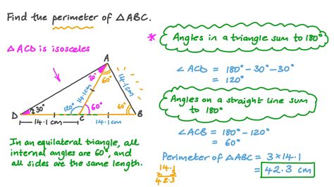 Question Video: Finding the Perimeter of a Triangle | Nagwa