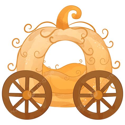 Pumpkin Carriage Vector Hd Images, Pumpkin Carriage Drawing, Pumpkin, Carriage, Car PNG Image ...