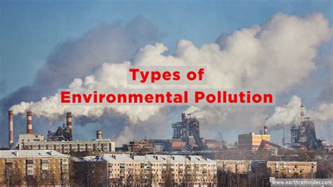 8 Different Types of Environmental Pollution | Earth Reminder