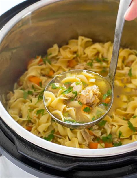 Homemade Instant Pot Chicken Noodle Soup | The Recipe Critic