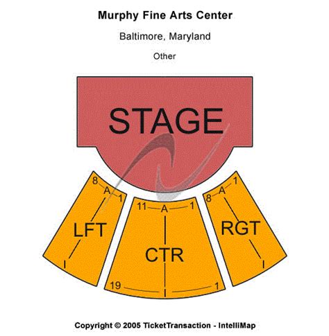 Murphy Fine Arts Center Seating Chart | Murphy Fine Arts Center Event ...