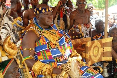 King of the Ashantis and the occupant of the Golden Stool, Otumfuor ...